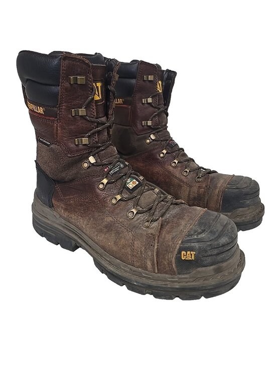 Caterpillar Other - CATERPILLAR Men's 8'' Hauler XL Composite Toe Composite Plate Boots Brown 11W